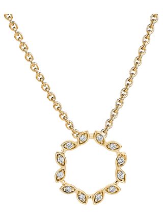 Kohinoor Swan Diamond Pendant Gold 123-433-06