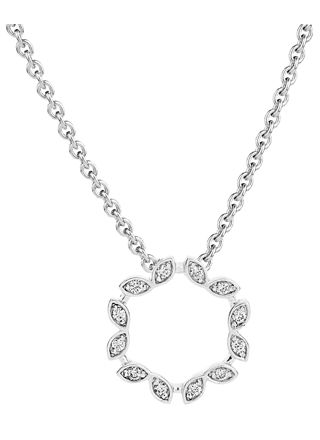 Kohinoor Swan Diamond Pendant White Gold 123-433V-06