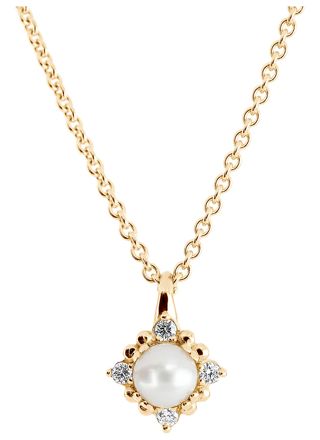 Kohinoor Celeste gold pearl pendant 123-440-04