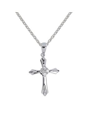 Kohinoor white gold diamond pendant 123-P5340V