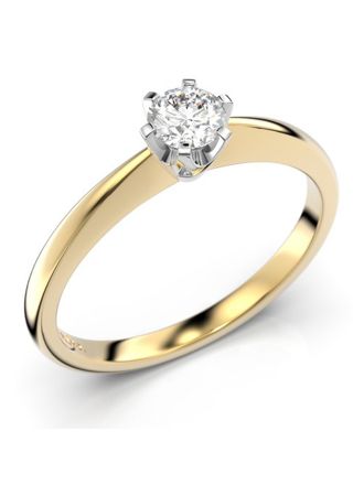 Festive Classic solitaire diamond ring 128-020-KV
