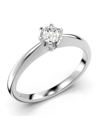 Festive Classic solitaire diamond ring 128-020-VK