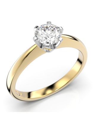 Festive Classic solitaire diamond ring 128-050-KV