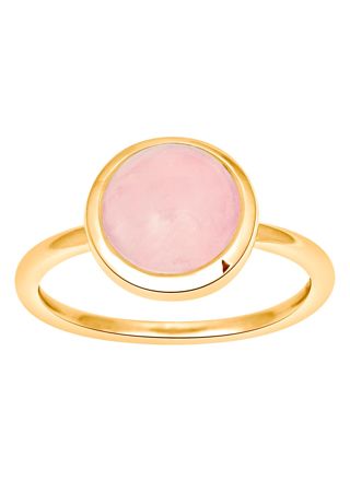 Nordahl Jewellery SWEETS52 Ring Pink Quartz/Gold 129 003-3