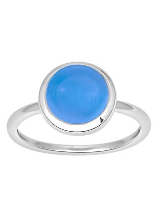 Nordahl Jewellery SWEETS52 Ring Blue Chalcedony/Silver 129 005