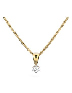 Festive Classic diamond pendant 129-005R-KV