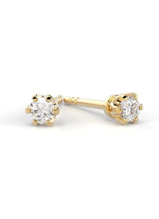 Festive Classic diamond earrings 129-010K-KK