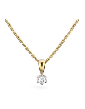 Festive Classic diamond pendant 129-010R-KV
