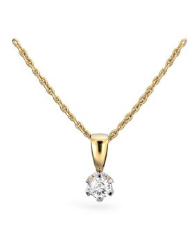 Festive Classic diamond pendant 129-015R-KV