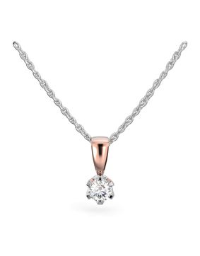 Festive Classic diamond pendant 129-015R-PV