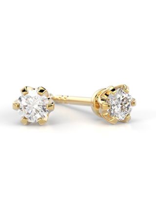Festive Classic diamond earrings 129-020K-KK