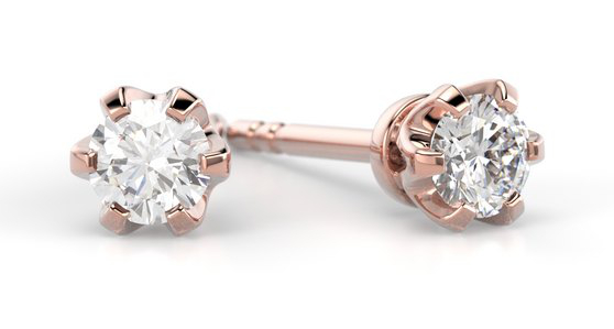 Festive Classic diamond earrings 129-020K-PK