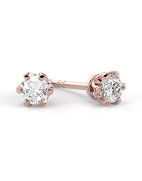 Festive Classic diamond earrings 129-020K-PK