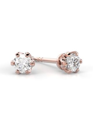 Festive Classic diamond earrings 129-020K-PK