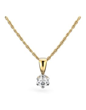 Festive Classic diamond pendant 129-020R-KV