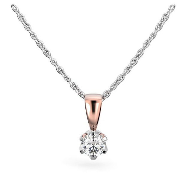 Festive Classic diamond pendant 129-020R-PV