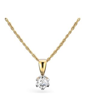 Festive Classic diamond pendant 129-025R-KV