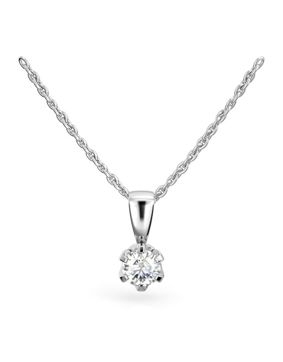 Festive Classic diamond pendant 129-025R-VK
