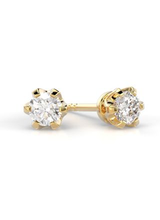 Festive Classic diamond earrings 129-030K-KK