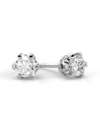 Festive Classic diamond earrings 129-030K-VK