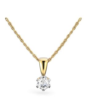 Festive Classic diamond pendant 129-030R-KV