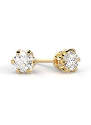 Festive Classic diamond earrings 129-040K-KK