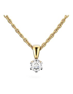 Festive Classic diamond pendant 129-040R-KV