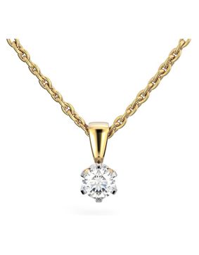 Festive Classic diamond pendant 129-045R-KV