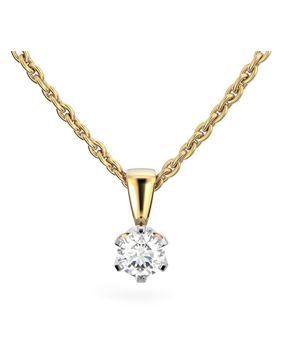 Festive Classic diamond pendant 129-050R-KV