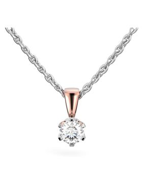 Festive Classic diamond pendant 129-050R-PV