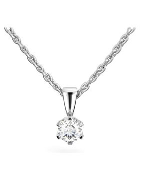 Festive Classic diamond pendant 129-050R-VK