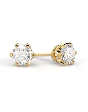Festive Classic diamond earrings 129-060K-KK