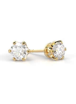 Festive Classic diamond earrings 129-060K-KK