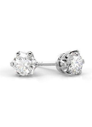 Festive Classic diamond earrings 129-060K-VK