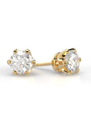 Festive Classic diamond earrings 129-100K-KK