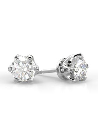 Festive Classic diamond earrings 129-100K-VK