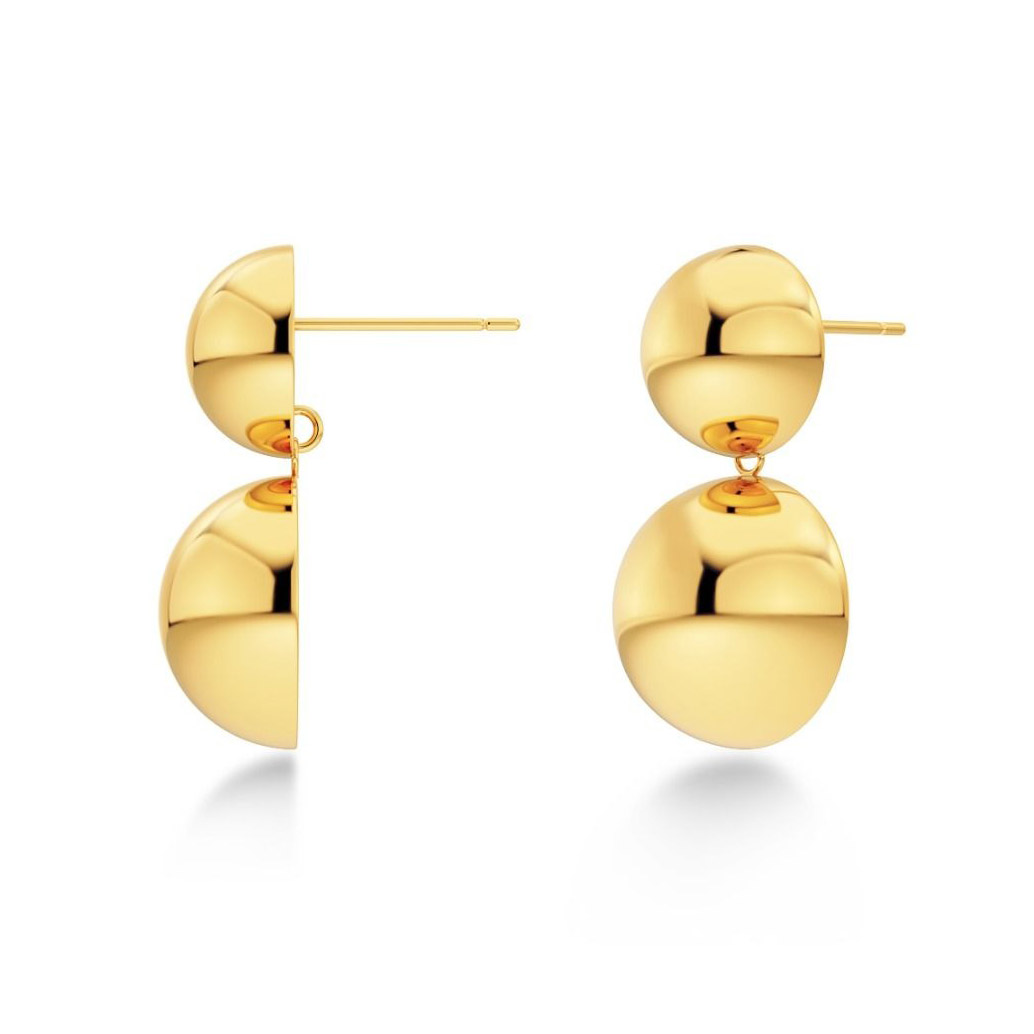 Edblad Sphere S gold-plated earrings 129487