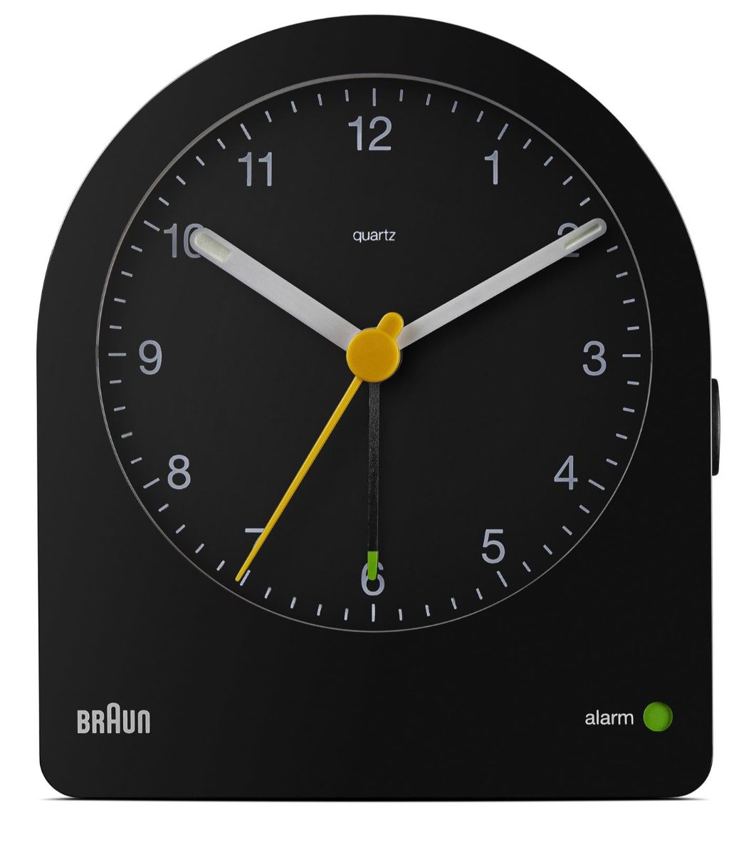 Braun alarm clock black BC22B
