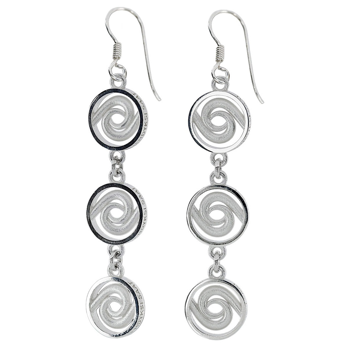 Lupaus silver hook earrings