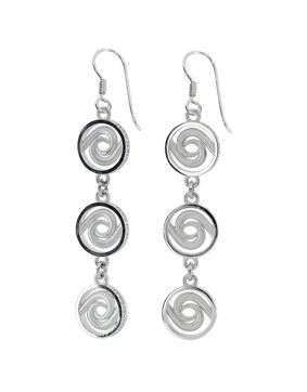 Lupaus silver hook earrings