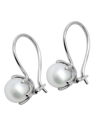 Kohinoor white gold pearl earrings 133-11V-7