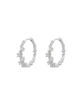 Snö of Sweden Helsinki silver-plated earrings 1258-6400012