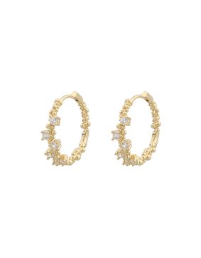 Snö of Sweden Helsinki gold-plated earrings 1258-6400251