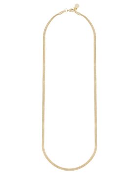 SNÖ of Sweden Dublin mini gold herringbone necklace 45 1277-0345 257-45