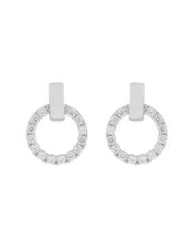 SNÖ of Sweden East round pendant earrings 1290-7300-012-ONE