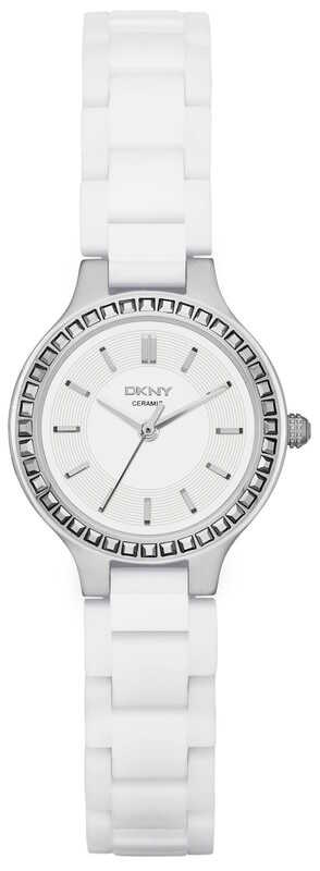 Dkny white ceramic ladies watch online