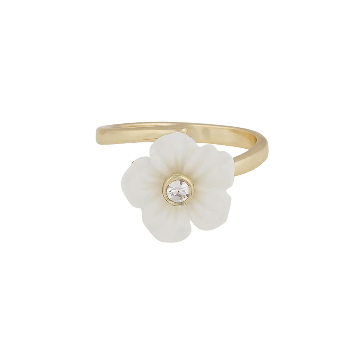 Snö of Sweden Florette gold plated ring 1398-9000362