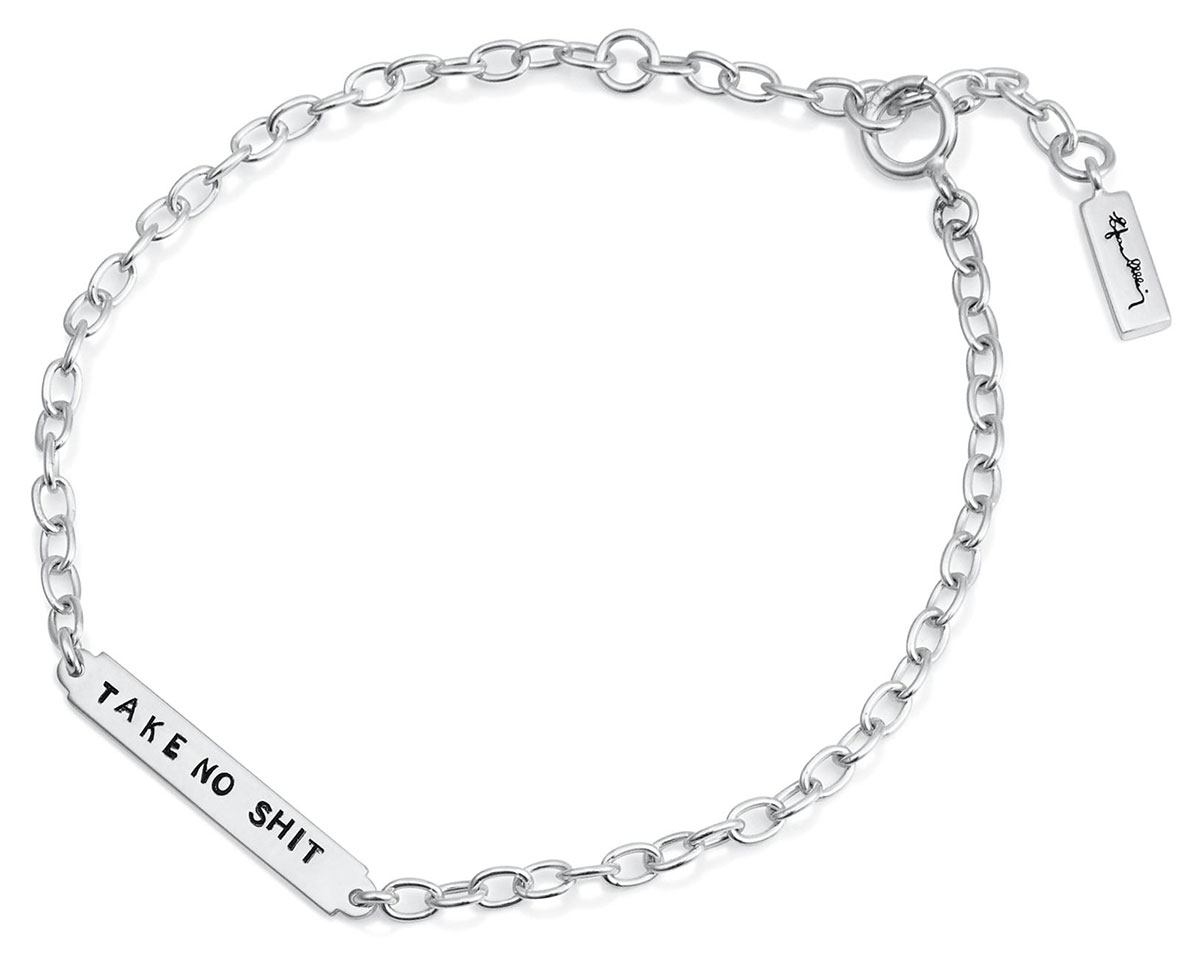 Efva Attling Power Plates Take No Shit bracelet 14-100-01981-1619