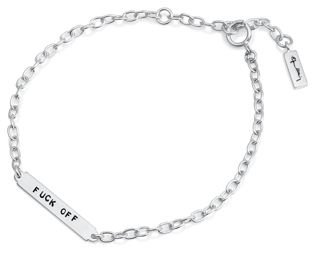 Efva Attling Power Plates Fuck Off bracelet 14-100-01982-1619