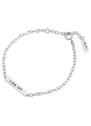 Efva Attling Power Plates Fuck Off bracelet 14-100-01982-1619